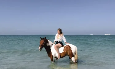 horse riding